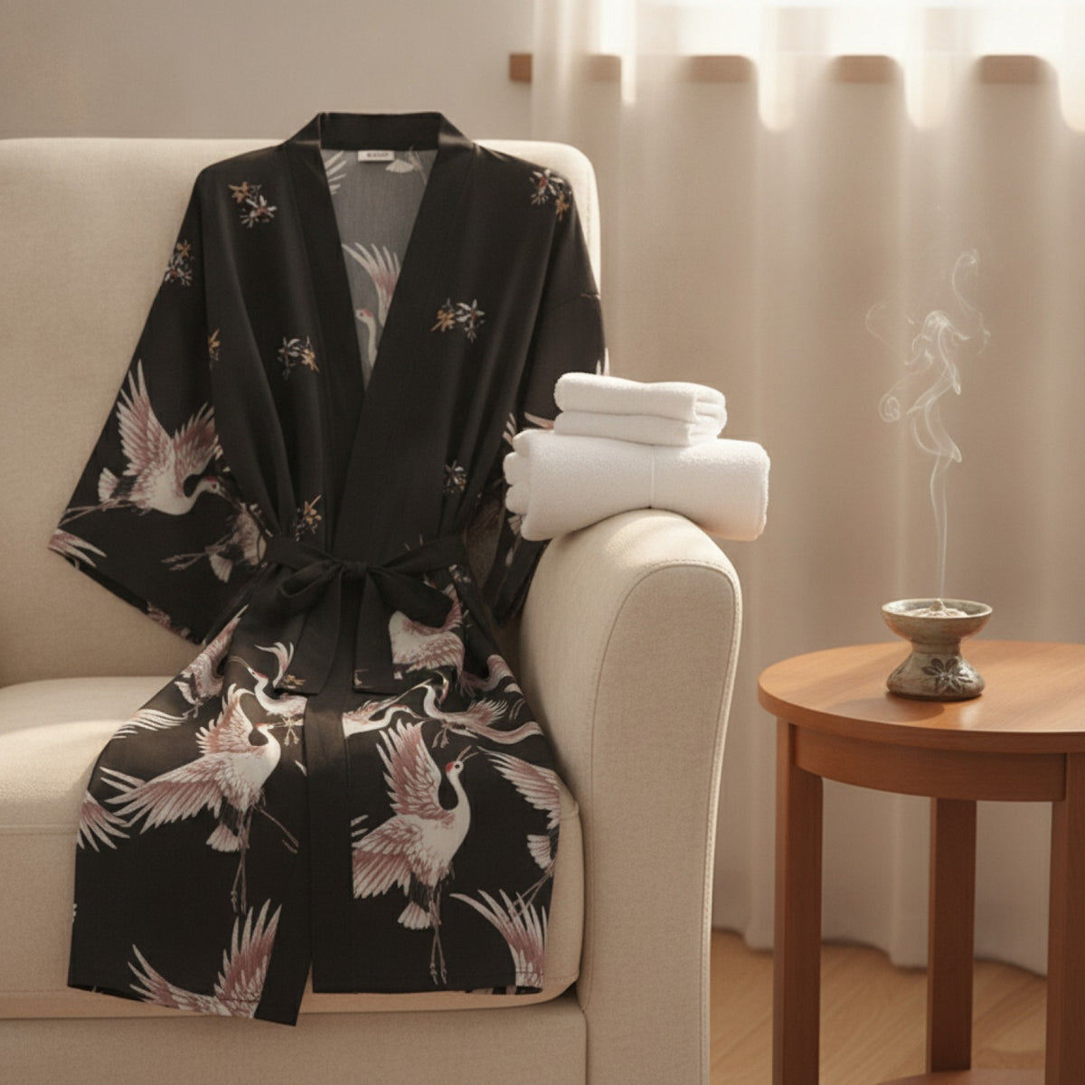 Kimono Japonais Traditionnel Femme - Cardigan Long, Chemise Haori Geisha